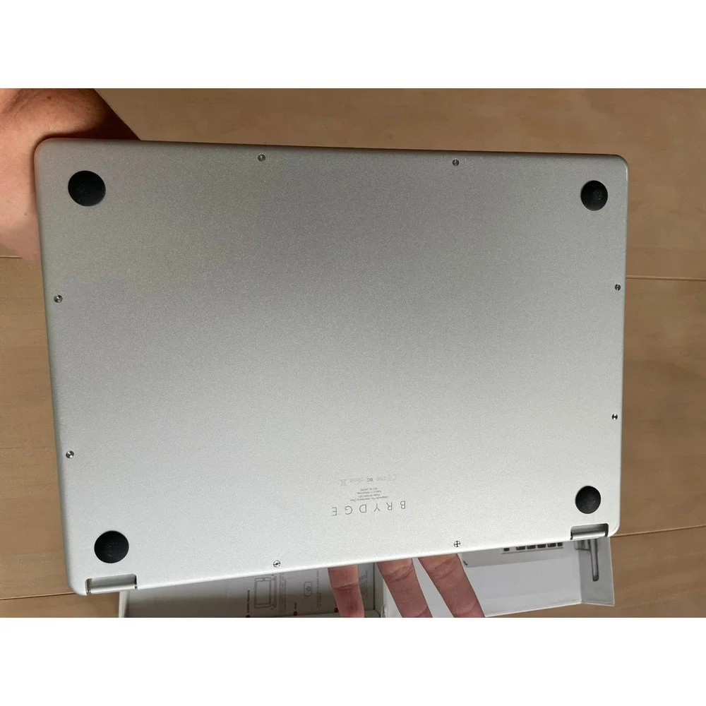 Brydge 12.9 Bluetooth Keyboard Aluminum for iPad Pro 12.9 1st 2nd Gen Silver